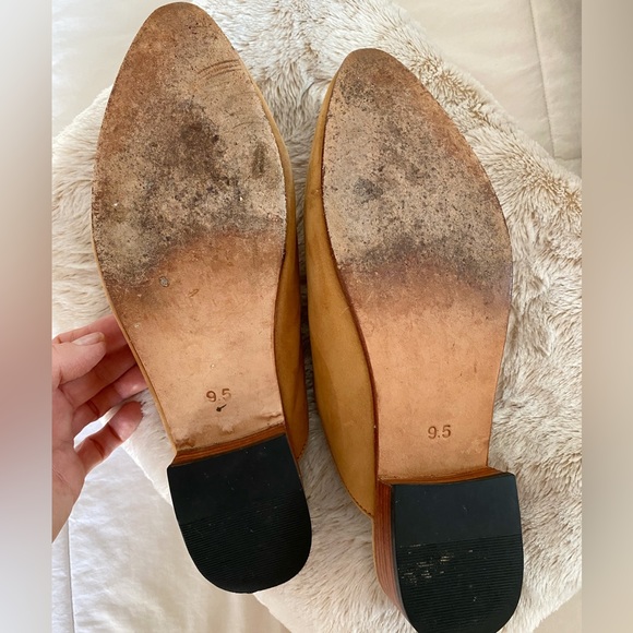 Nisolo women’s All Day suede heeled mule in almond - Picture 6 of 10